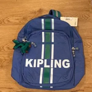 NWT- Kipling Seoul 15 inch backpack- artistic blue Kipling | Accessories | Nwt Kipling Seoul 5 Inch Backpack  main image 2